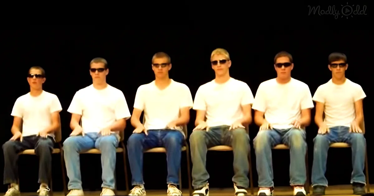 Audience Goes Wild Over Boys' Unique Talent Show Routine