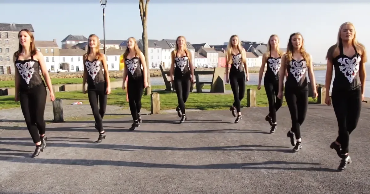8 Irish Girls Line up in 'V' Formation, but When They Start to Move... I'm Flabbergasted!