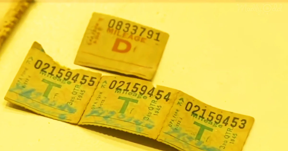 World War 2 Gas Ration Cards