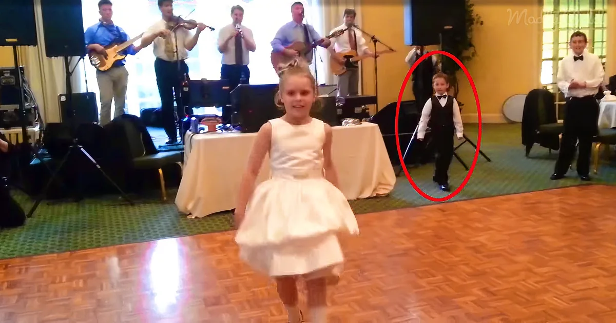 9-Year-Old Girl Starts to Irish Dance at Wedding, but Her Little Brother's Joy Steals the Show