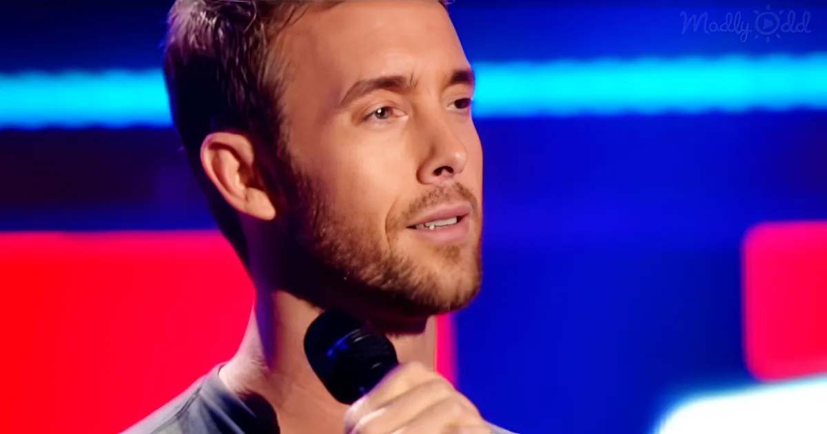 Charly Luske sings James Brown on The Voice Holland