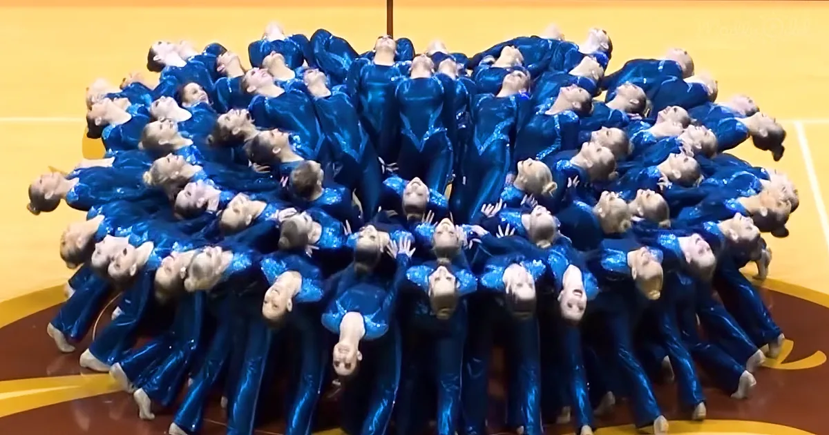 High School Dance Team Goes Viral - I'm Almost Afraid to Blink!