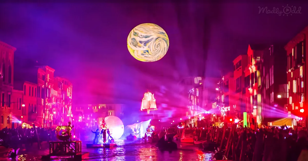 Watch the Lights and Sights From the Spectacular Grand Opening of the Carnival of Venice. It's out of This World!