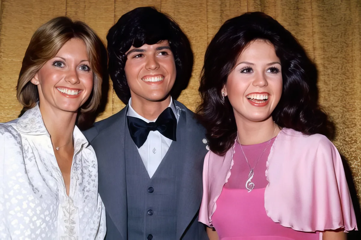 Donny Osmond with Olivia Newton-John