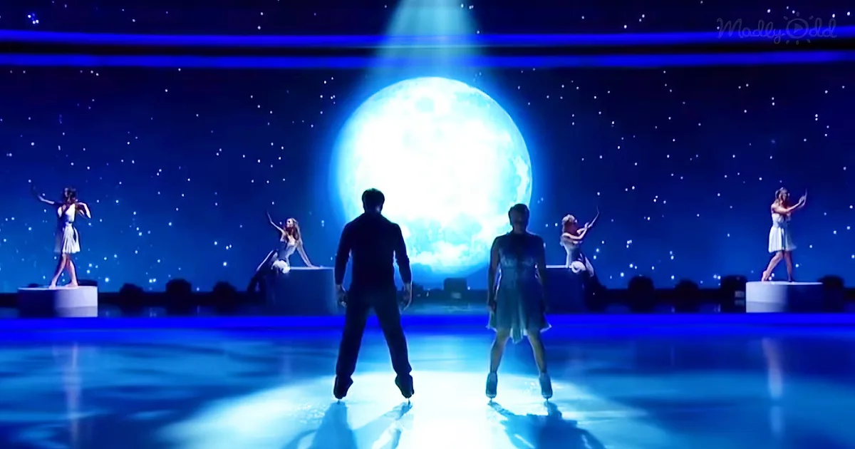 60-Year-Old Gold Medal Couple With Perfect Score Dances on Ice to 'Bridge Over Troubled Water'