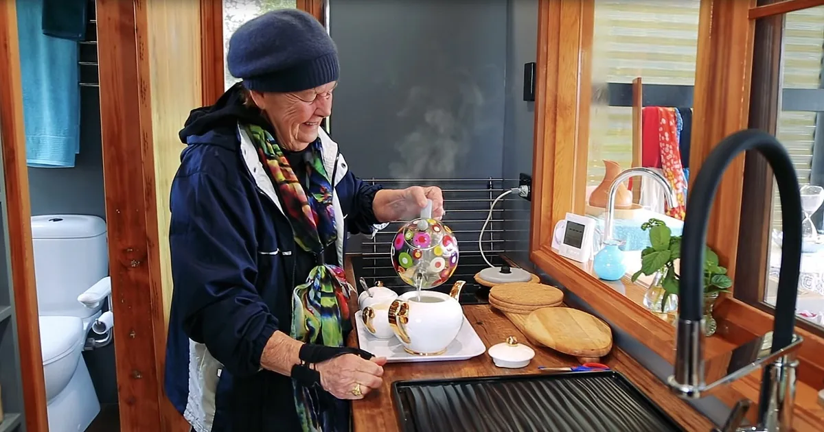 Tiny Home Designed for Senior/Disability Living Gives Mom Security and Independence