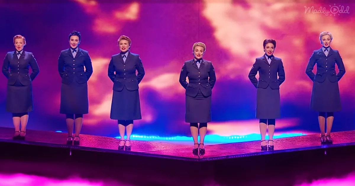 Women Sing WWII Classic, Only to Shock the Audience When Special Guests Walk on Stage