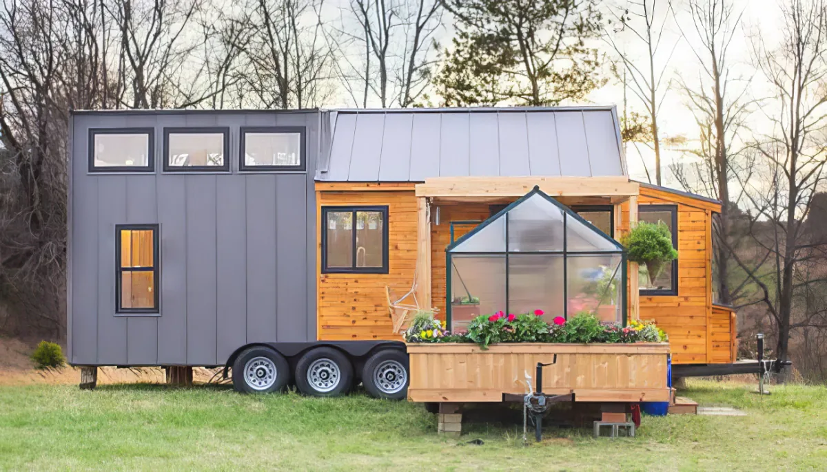TIny House With Greenhouse