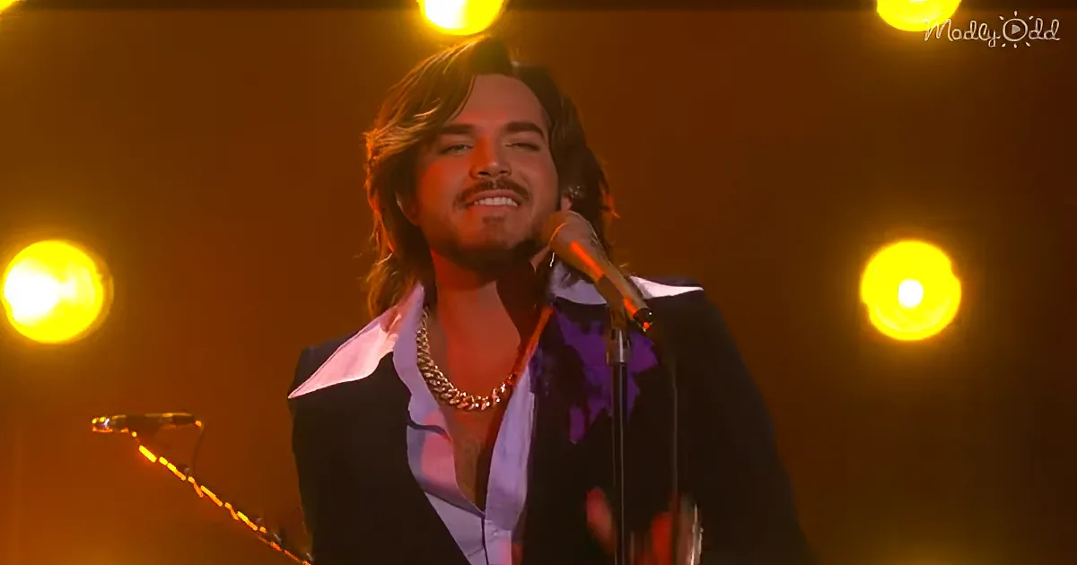 Adam Lambert Gives a Haunting Performance of ''New Eyes''