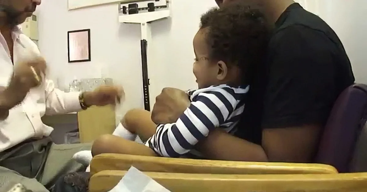 Baby Started Laughing After Getting a Shot From That Doctor. I Wasn''t Expecting This Reaction!