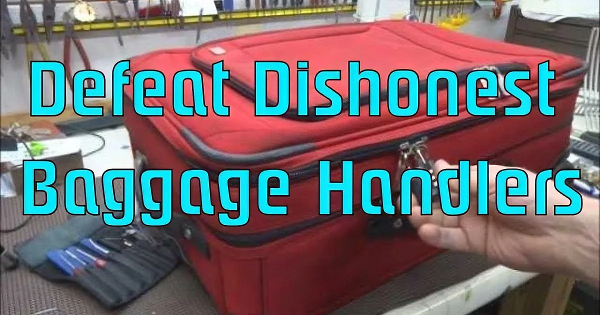 He Breaks a Suitcase to Reveal an Important Secret. This Is What Tsa Doesn't Want You to Know.