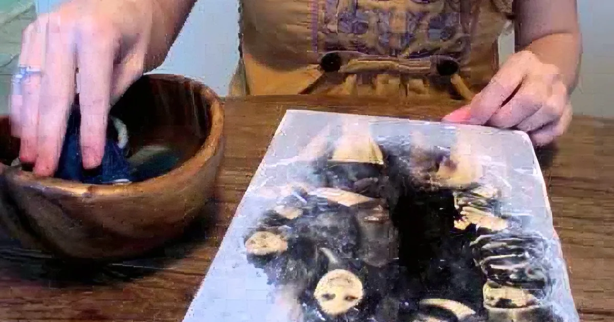 She Put Her Family Picture Face Down on That Block of Wood. What She Did Next Is Breathtaking