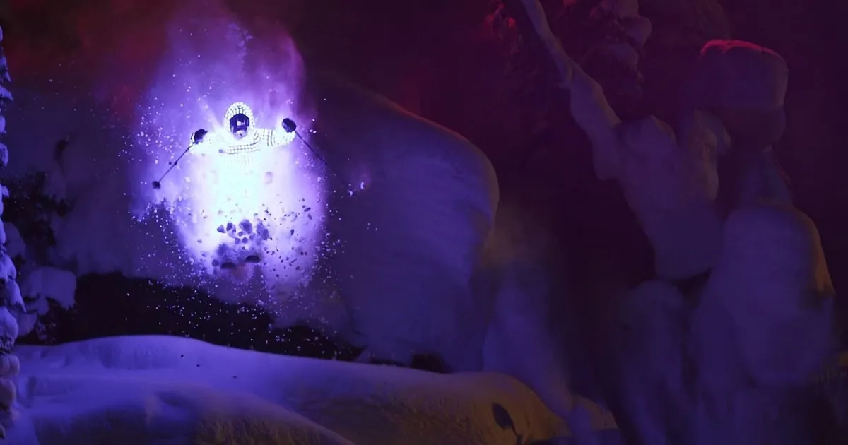 These Two Guys Wore This to Ski in the Dark! This Brilliant Video Will Leave You Floored.
