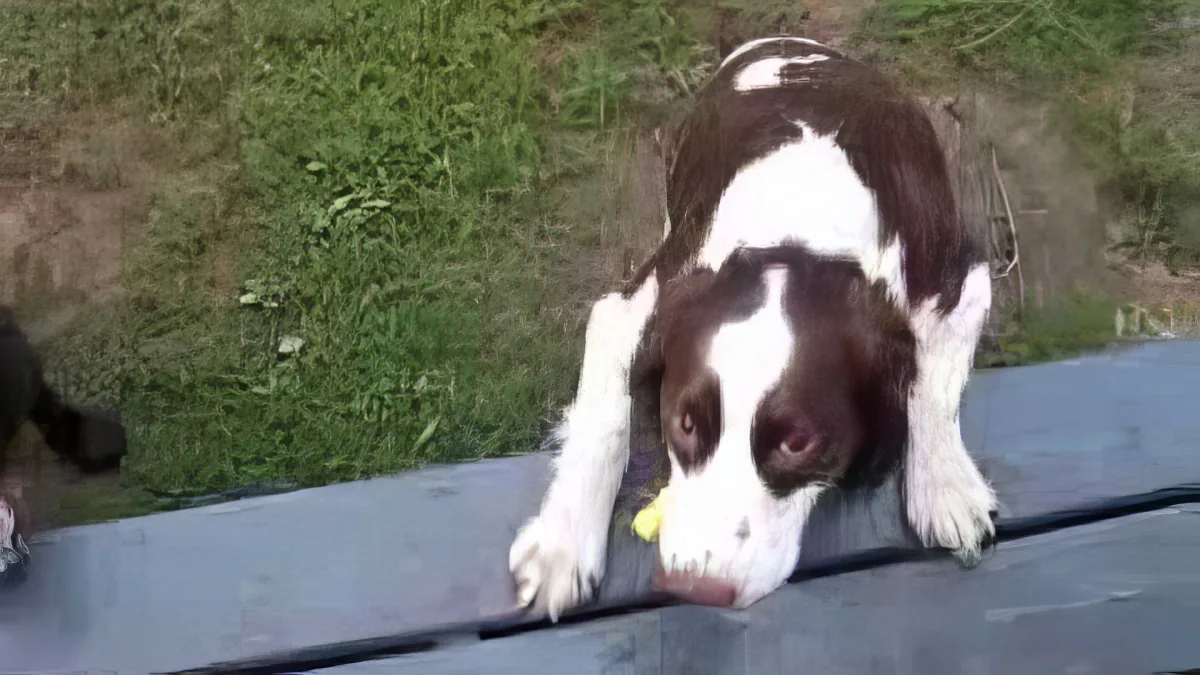 This Dog Was Born Blind. but He Doesn''t Need Sight to Show Him His Way, He Has This! Brilliant!