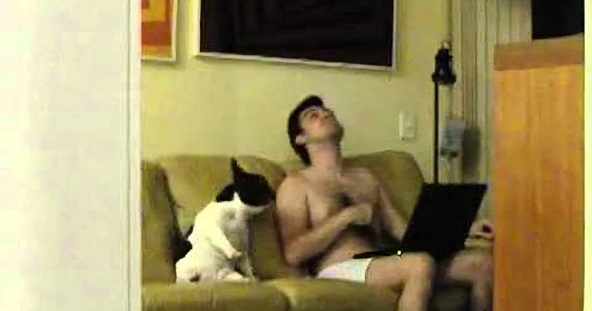 She Was Casually Filming Her Husband and Her Dog Until She Caught Something Unusual.
