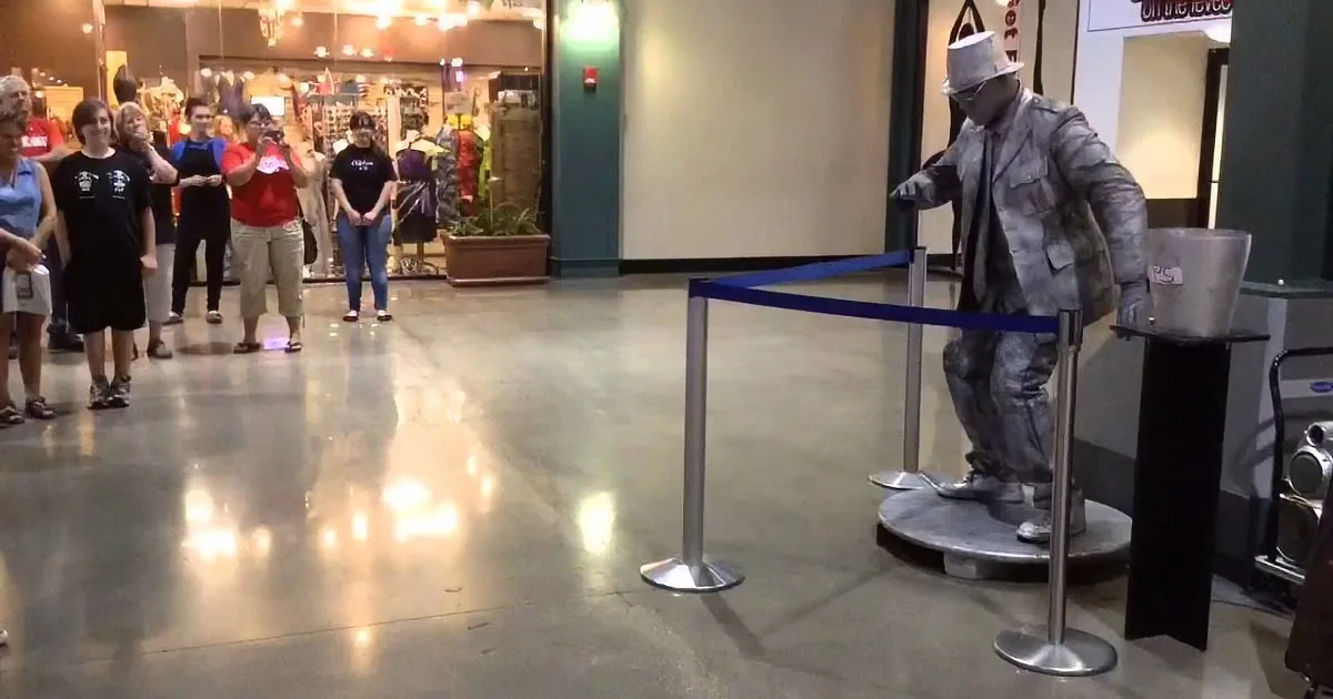 Boy Approaches a 'Statue'. but When He Starts Dancing in Front of Him? My Jaw Dropped