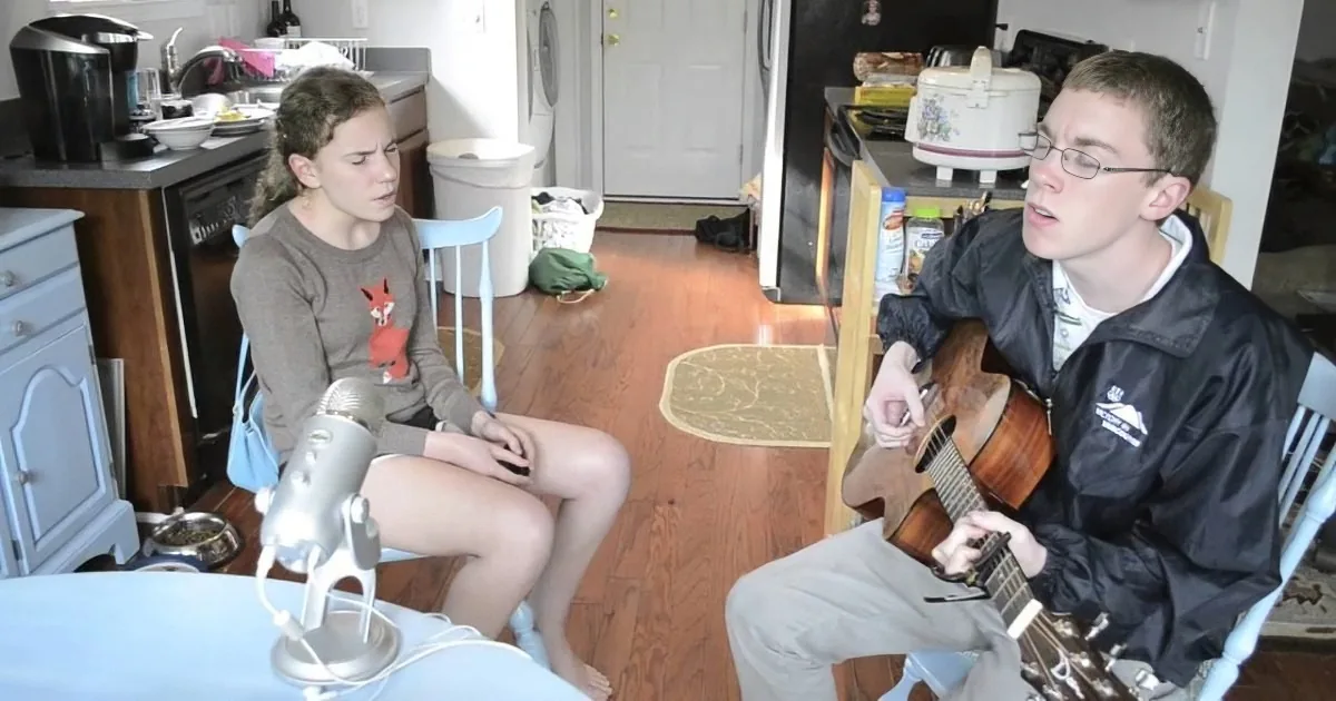 These Siblings Were Told 'Go Ahead'. When They Began Singing, I Had Chills All Over! This Is Awesome