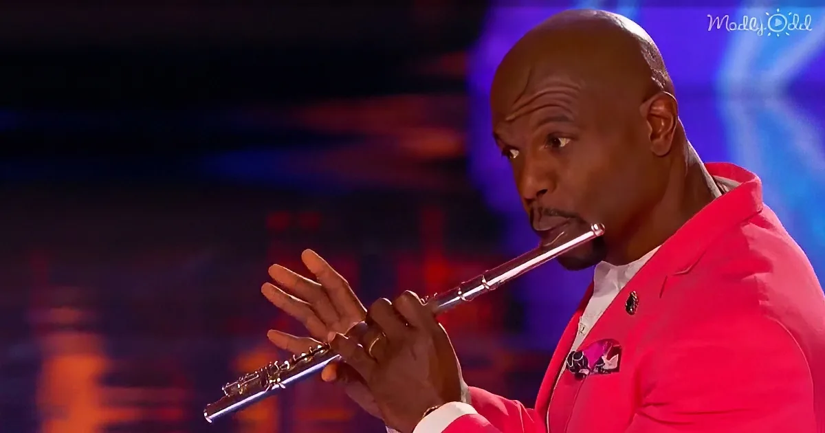 Simon Cowell Storms off When Shirtless Terry Crews Joins Flute Stripping Act