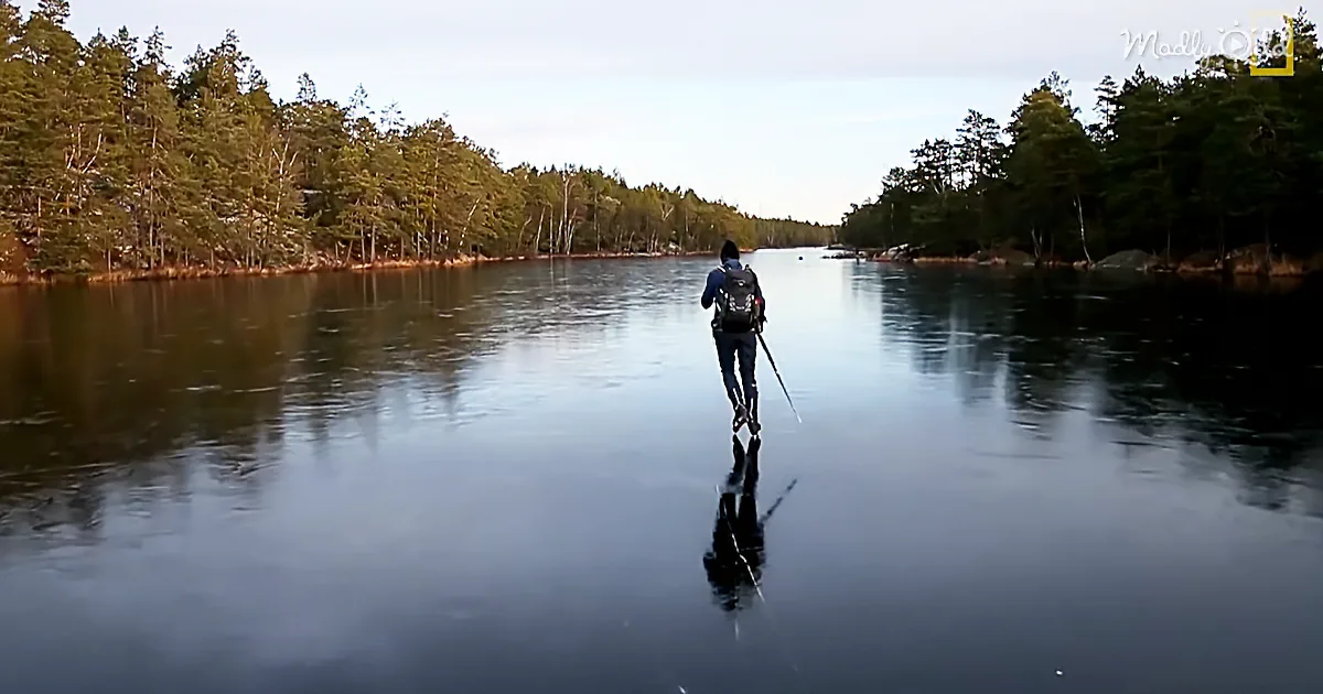 Hear the Otherworldly Sounds of Skating on Deadly-Thin Black Ice