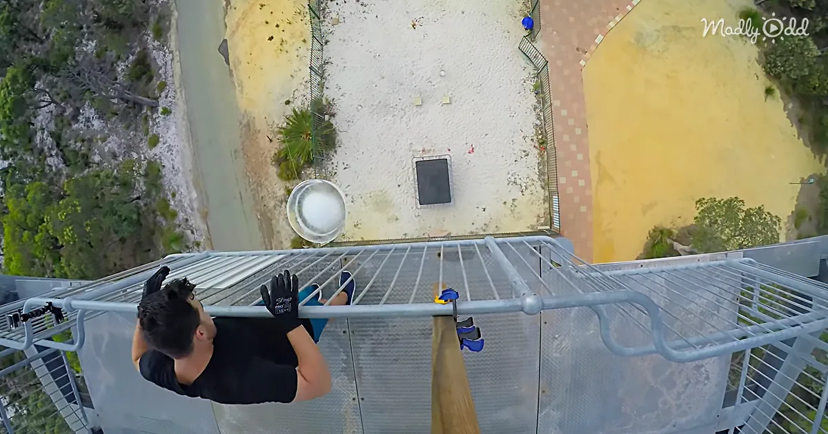 Watch What Happens When You Drop a Giant Ice Block Onto a Trampoline