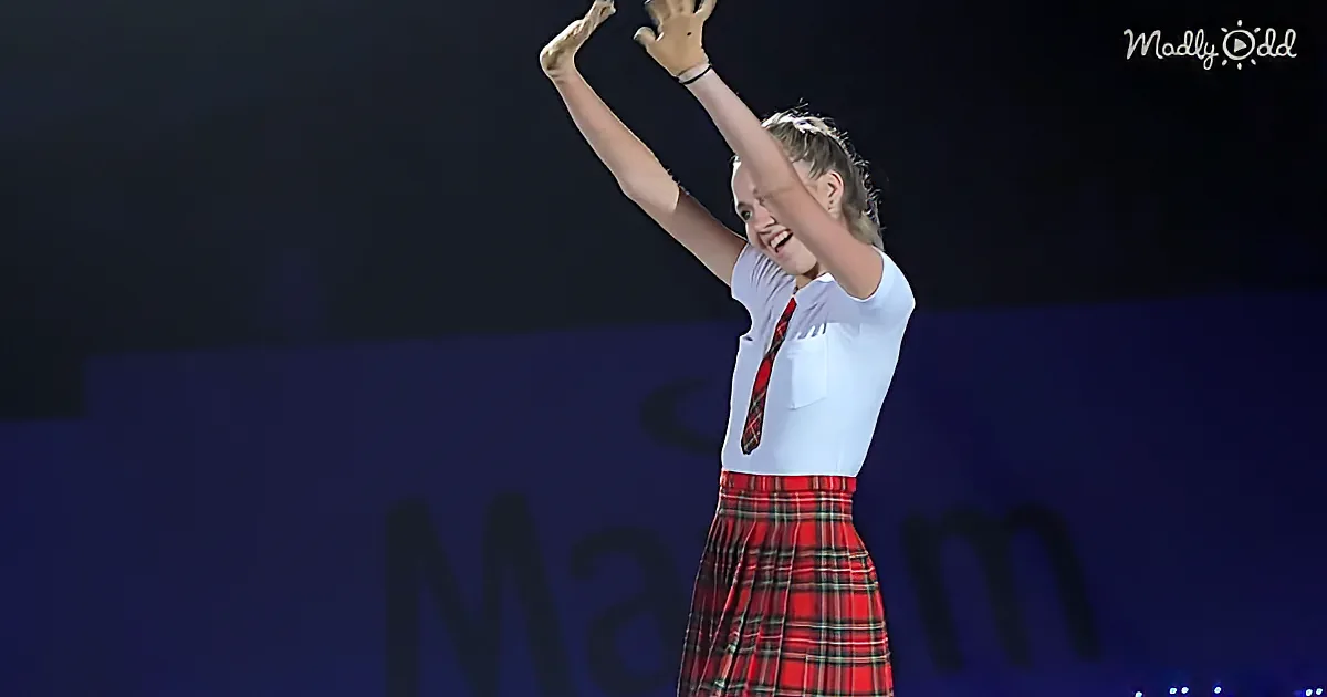 Spunky Figure Skater With Attitude Hits the Ice & Forces the Crowd to Their Feet