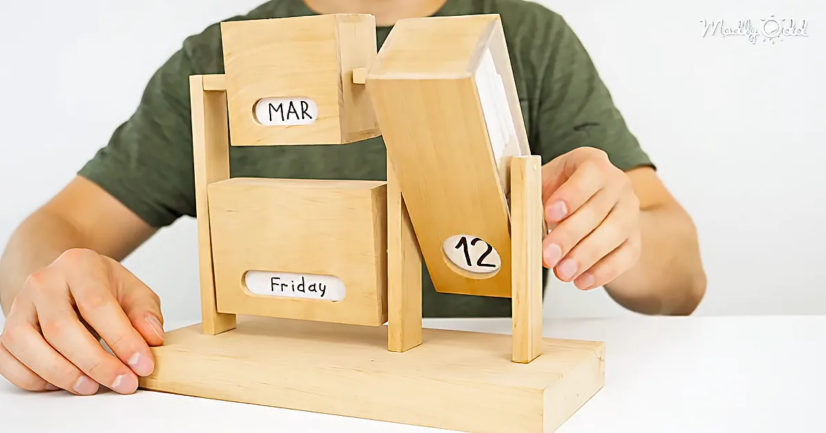 This Video Shows You How to Make a Perpetual Calendar out of Wood