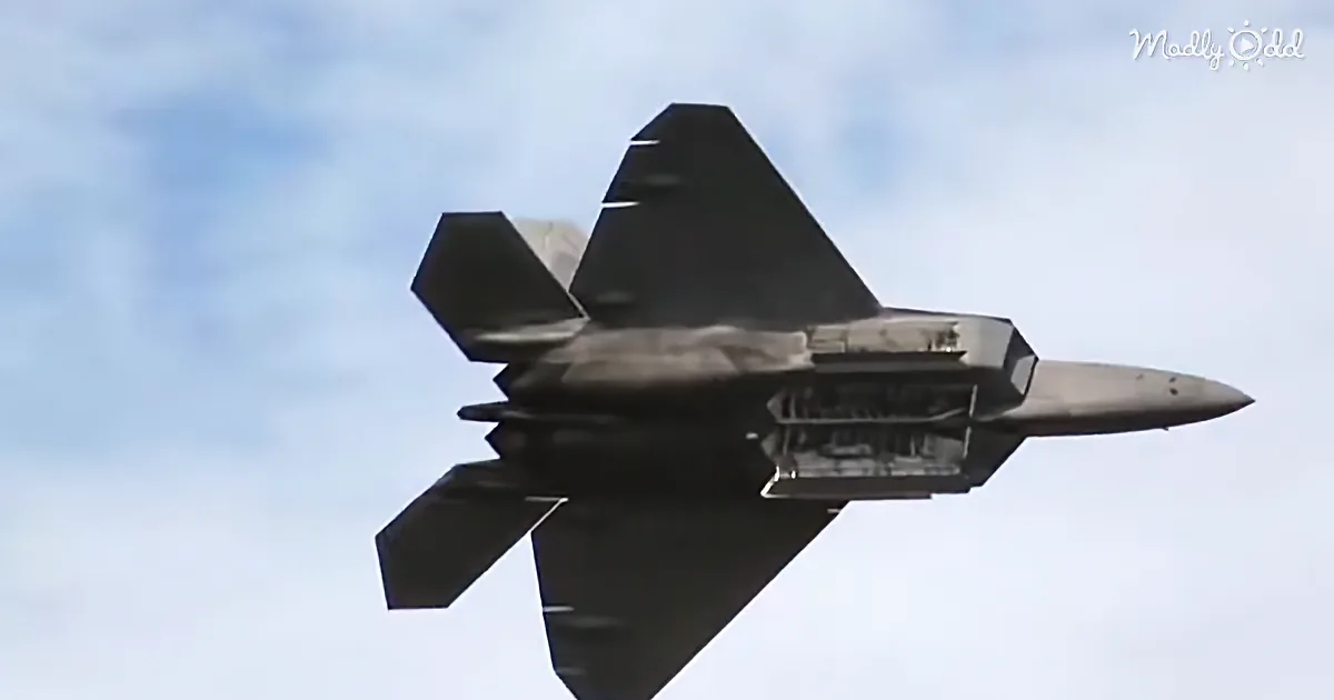 Lockheed Martin 'F-22 Raptor' Stealth Fighter Dances in the Sky in a Ballet of Speed and Performance