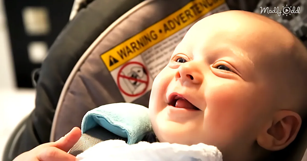 Karen Carpenter's Song Mesmerises Baby and He Sings Along