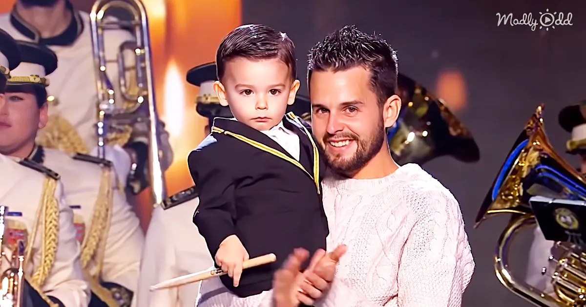 2-Year-Old Takes Golden Buzzer With Unbelievable Drumming