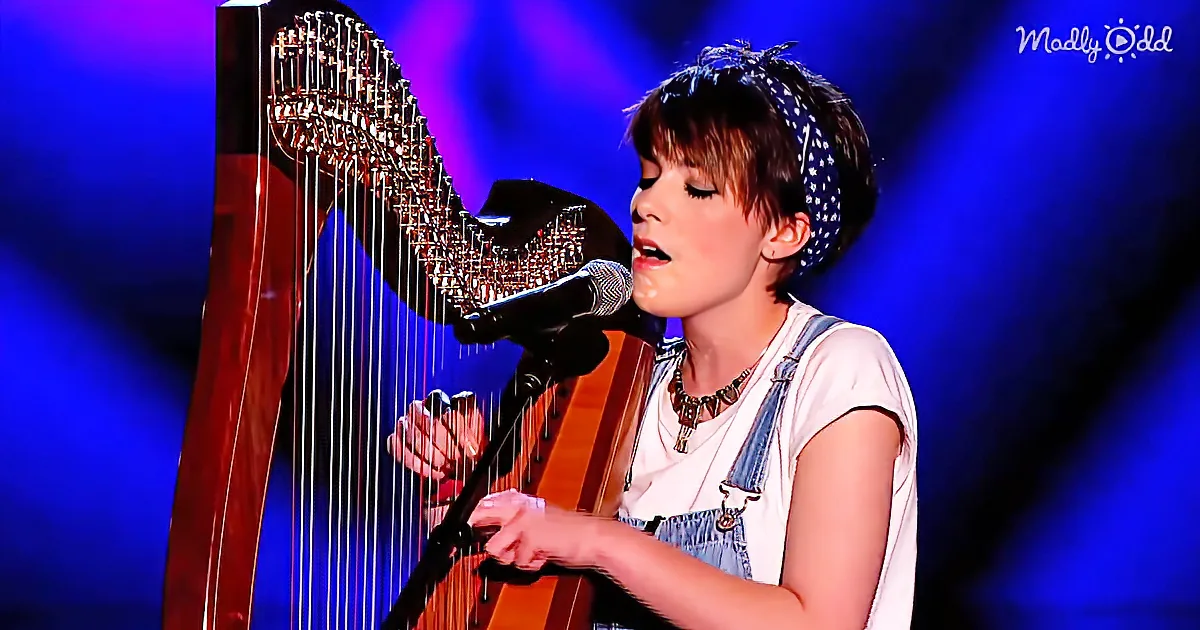 Daft Punk Recreated on Harp Drives Crowd Wild & This Is Just One Act