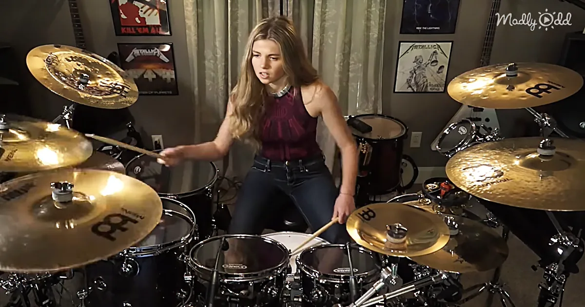 Talented Young Woman Rocks Tool's 'Vicarious' With Epic Drum Cover