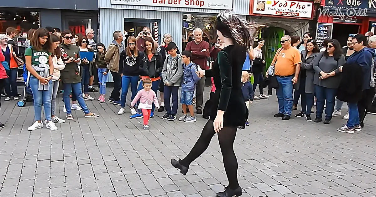 Irish Dance Champion Emma O'Sullivan Dances for Toddler