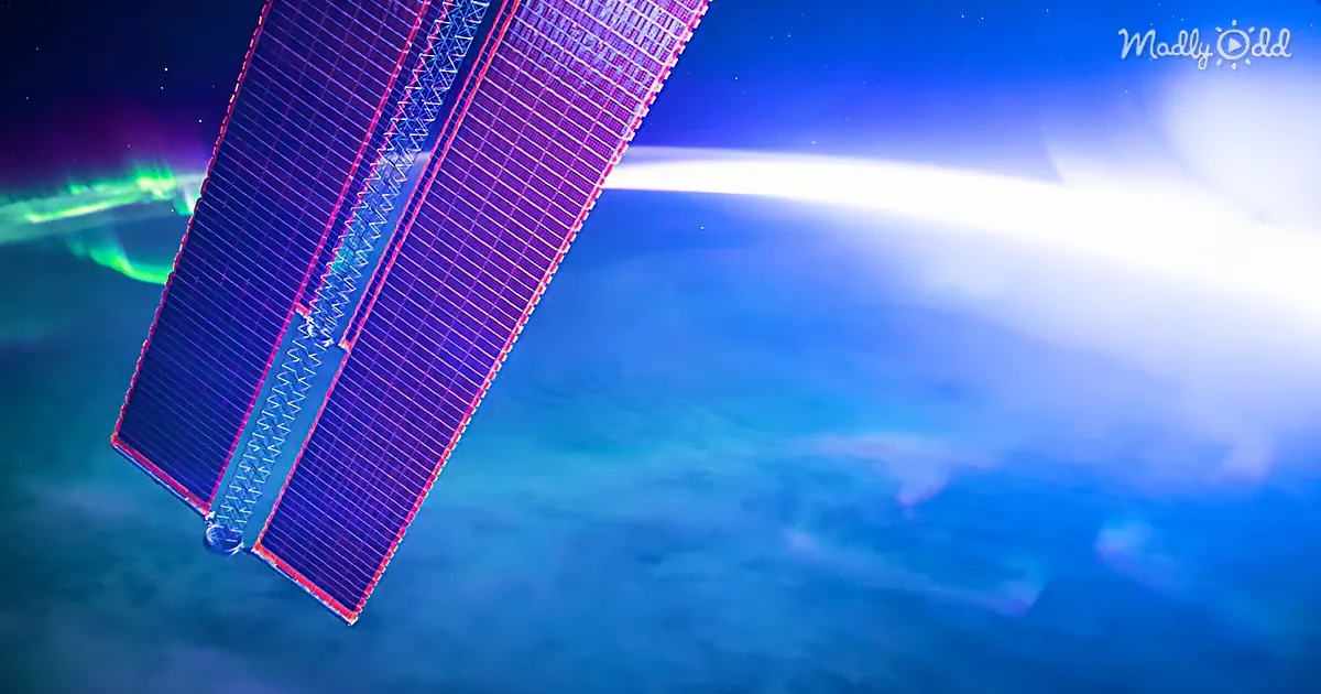 An Astronaut Films the Northern Lights From Space