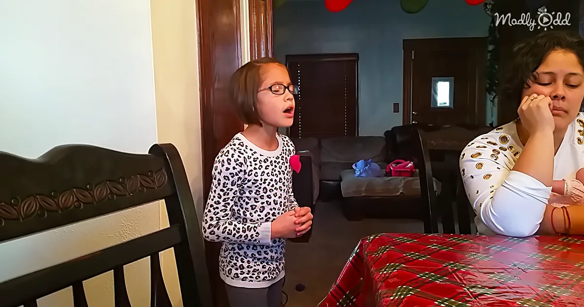 9-Year-Old Girl Sings Hymn From the Heart