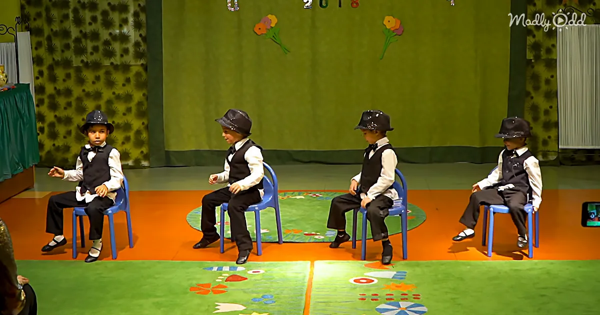 Four Pre-School Boys Put up the Cutest Show Ever
