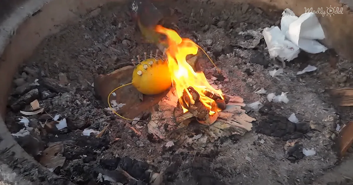 Making a Fire Using a Lemon