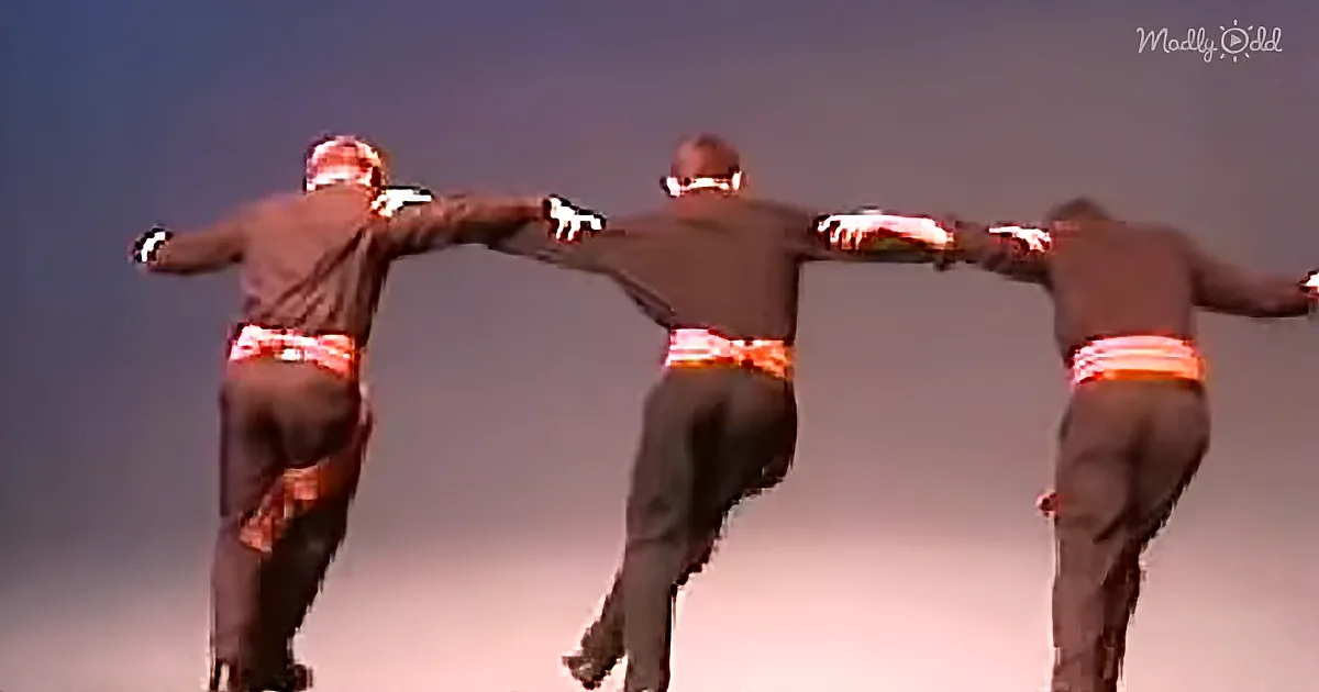 Three Polish Dancers Perform Greek Dance Beautifully