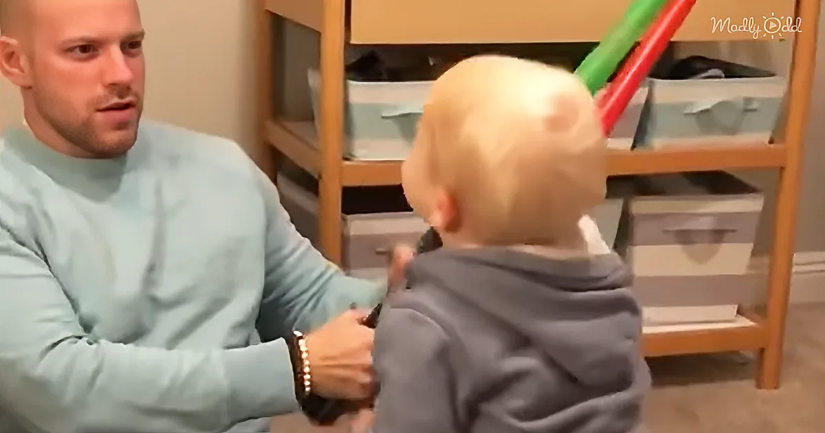 Epic Jedi Battle Between Father and Son