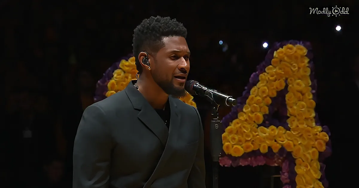 Usher Sings ''Amazing Grace'' to Open Life Celebration for Kobe Bryant