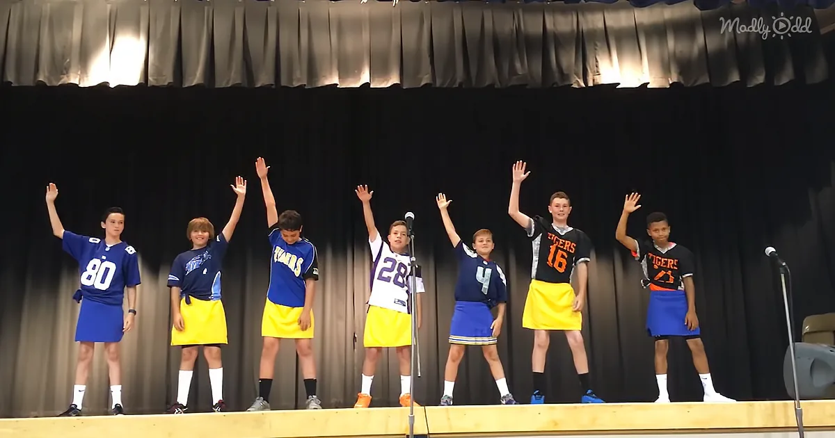 5th Grade Boys' Mashup Dance Sets a New Bar