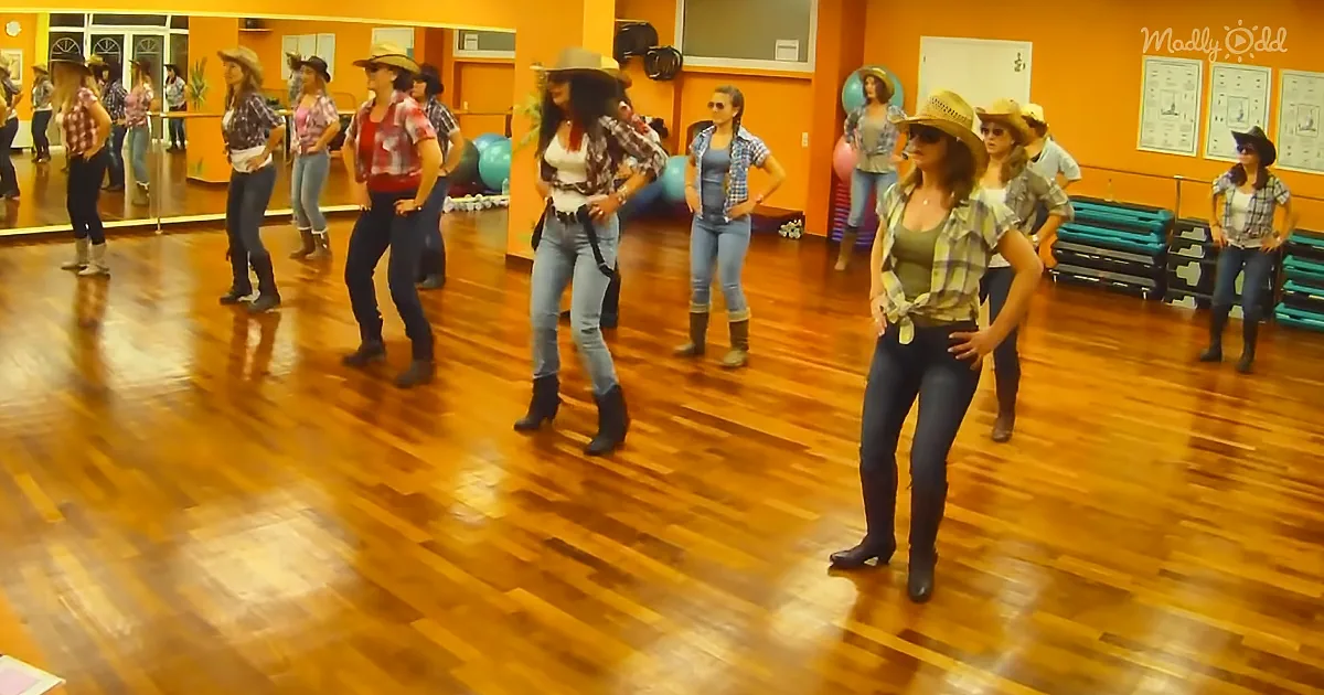 12 Cowgirls Light up Dance Floor With Slick Moves