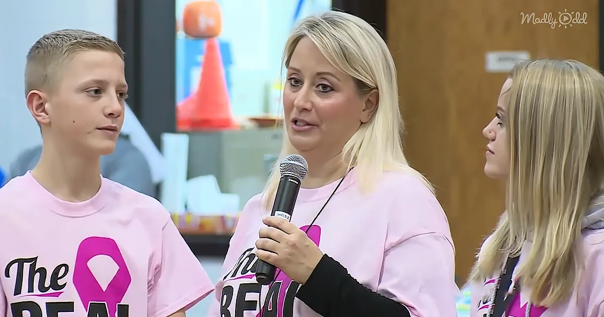 First-Grade Students Sing 'Fight Song' for Teacher Battling Cancer