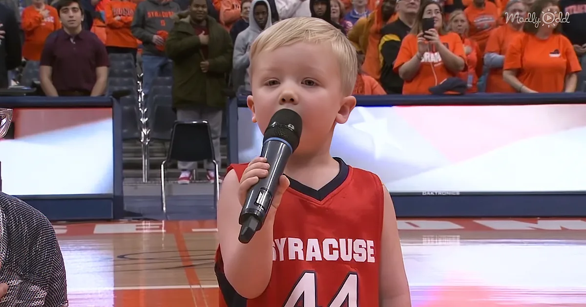 Adorable Intelligent Three-Year-Old Sings National Anthem Flawlessly