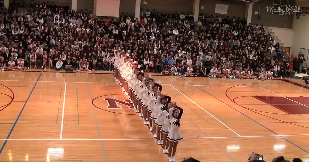Drill Squad Melds Into Array of Color Creating Human Kaleidoscope