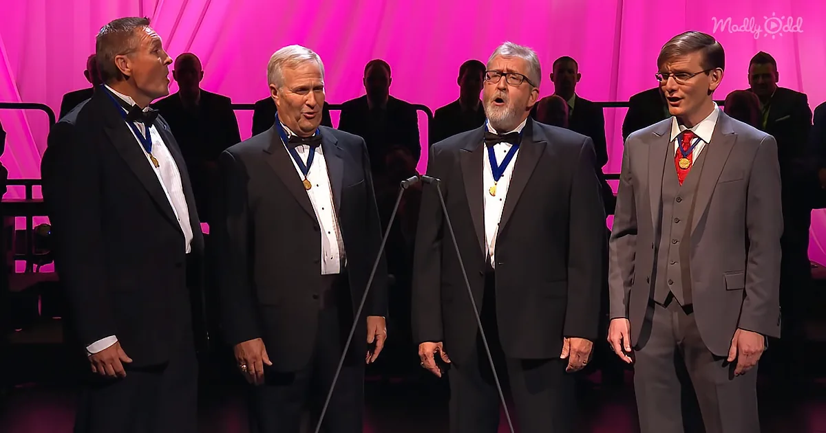 Barbershop Quartet Performs Soulful Rendition of ''It Is Well With My Soul''