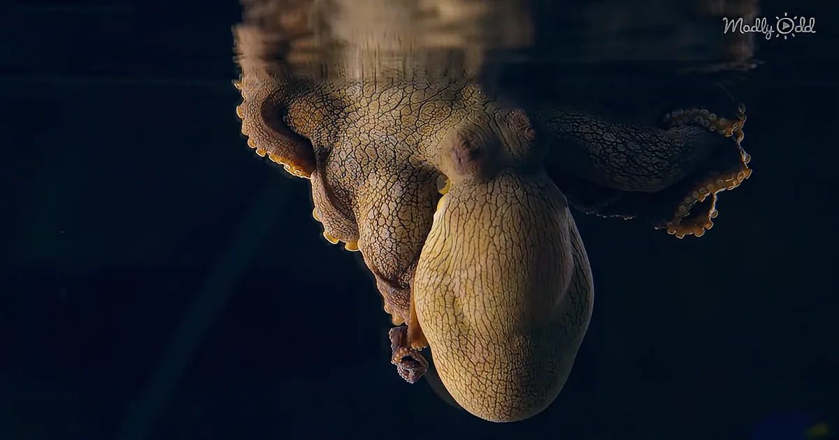 First-Ever Video Captures Rare Color-Flashing Octopus as It Rests