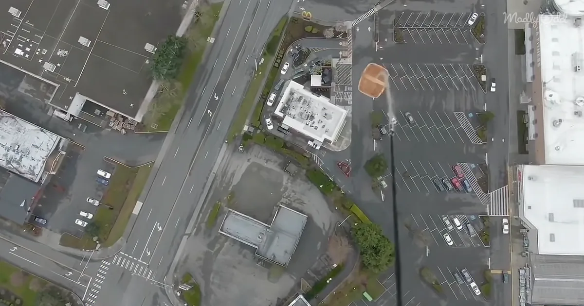 Flying Drone Fetches McDonald's to Satisfy Fix During Quarantine