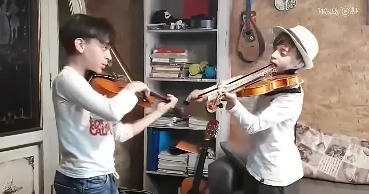 12-Year-Old Italian Twins Deliver Uplifting Coldplay Violin Cover During Quarantine