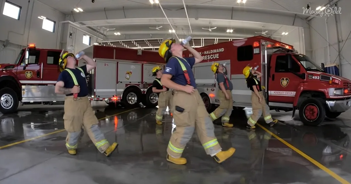 6 Canadian Volunteer Firefighters Turn up the Heat During Internet Dance Challenge With Their Hot Moves
