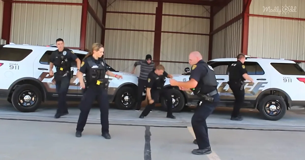 5 Cops Dazzle Viewers With Their Fresh Response to Wobble Dance Challenge